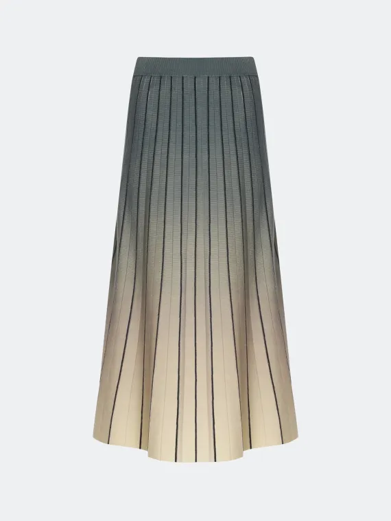 BULMER Вязаная юбка с градиентным принтом