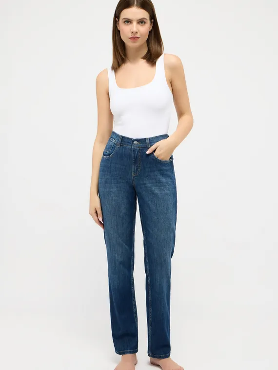 ANGELS Джинсы прямые синие