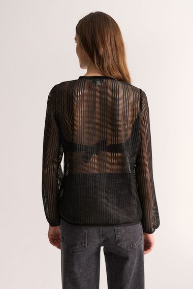 UNQ Блуза из черного кружева