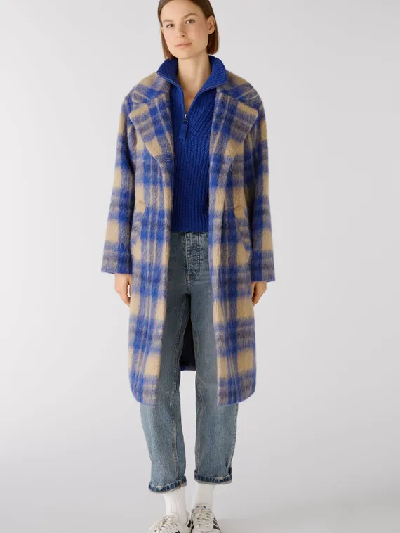 Oui Пальто шерстяное