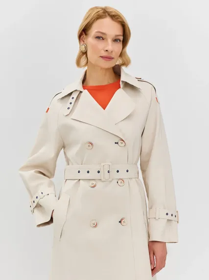 BULMER Тренч с яркими деталями