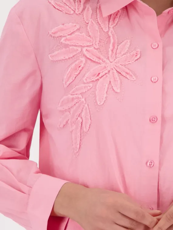 MONARI Блуза с аппликацией в виде цветов