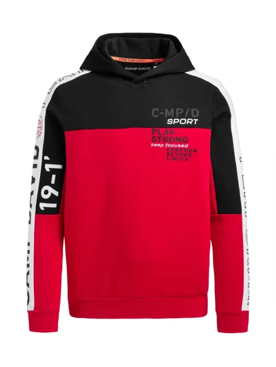CAMP DAVID Толстовка с цветными блоками