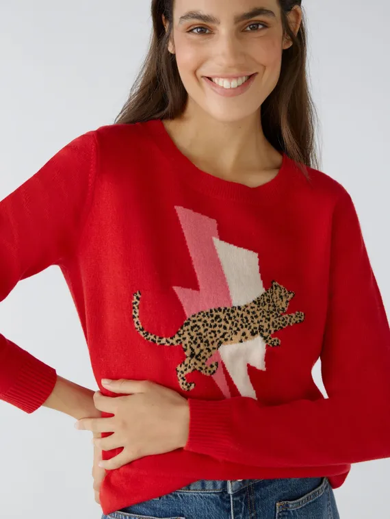 Oui Свитер с шерстью