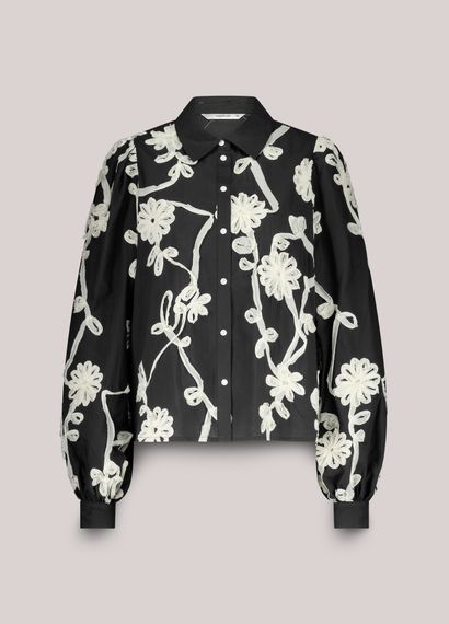 SUMMUM Блузка с цветочной лентой