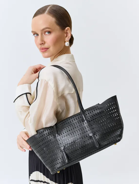 BULMER Ажурная сумка-шоппер с кошельком