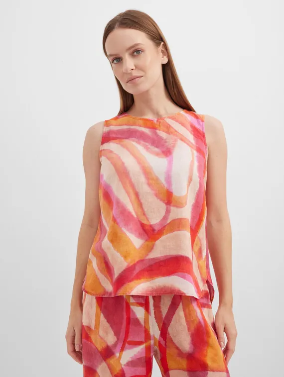 Elisa.and.me Топ с добавлением льна