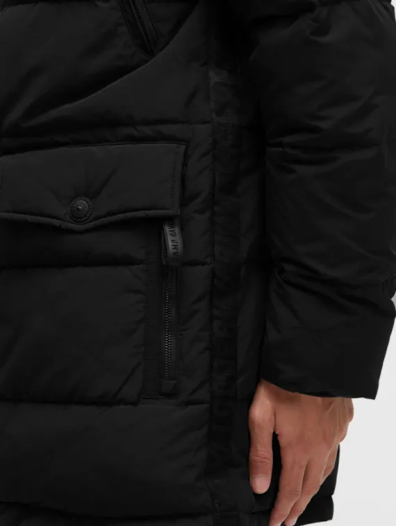 CAMP DAVID Стеганая парка с капюшоном