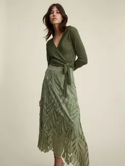 Oui Юбка кружевная