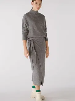 Oui Юбка трикотажная из смесовой шерсти