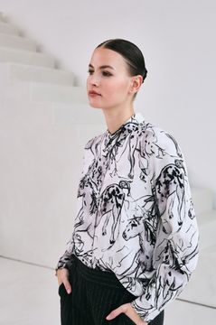 Elisa.and.me Блузка с анималистичным принтом