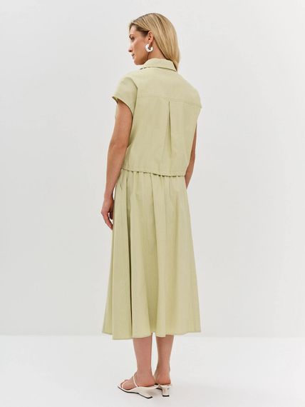 BULMER Юбка-трапеция из хлопка