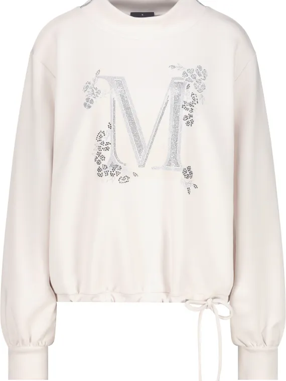 MONARI Толстовка с принтом со стразами