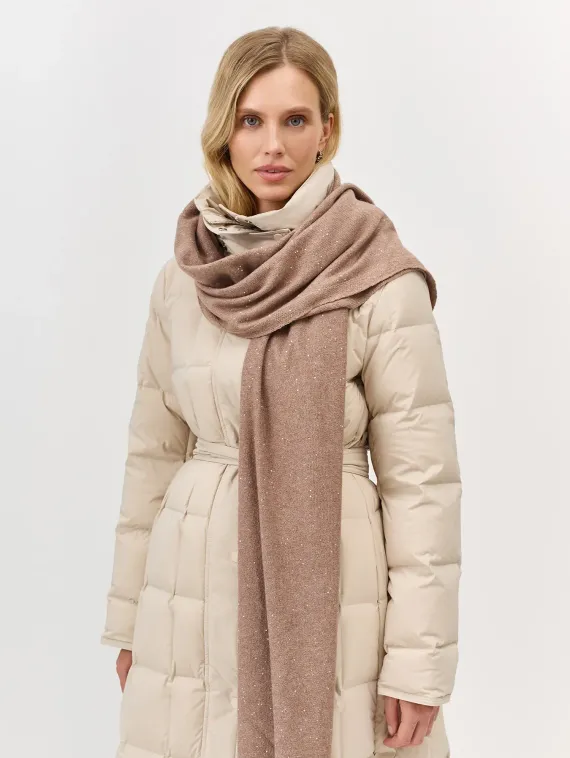 BULMER Вязаный шарф с деликатными пайетками