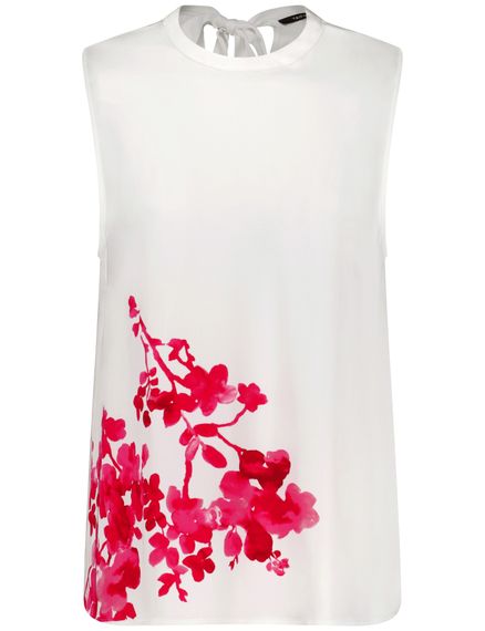 TAIFUN Топ с цветочным принтом