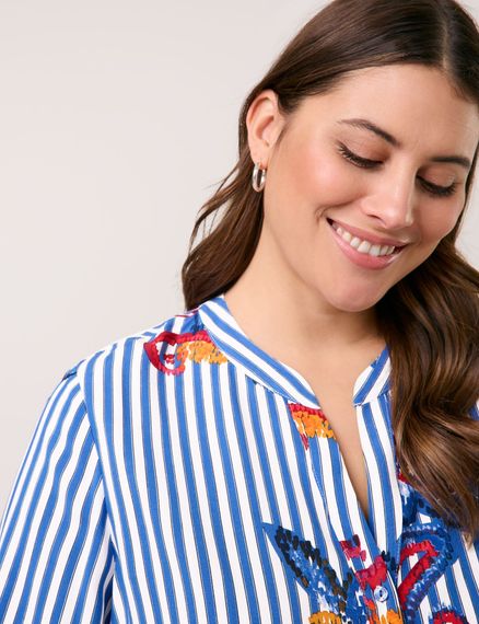 SAMOON Блуза с рукавом 3/4