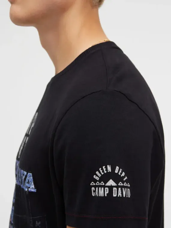 CAMP DAVID Футболка с надписью