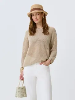 BULMER Ажурный вязаный джемпер