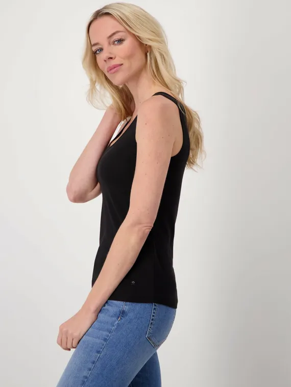 MONARI Топ с бретелями со стразами