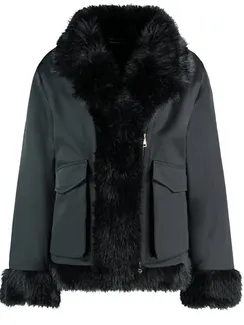 GERRY WEBER Куртка из хлопка с искусственным мехом