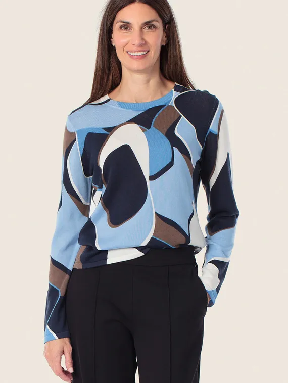 GERRY WEBER Джемпер с абстрактным принтом