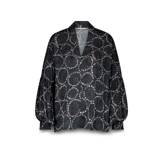 SUMMUM Блестящий топ с принтом