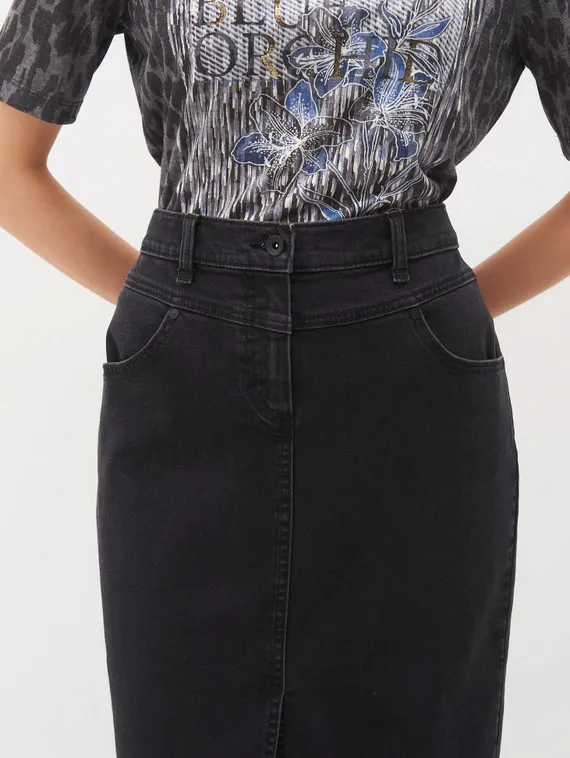 GERRY WEBER Юбка-карандаш джинсовая