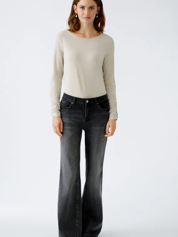 Oui Рубашка длинный рукав