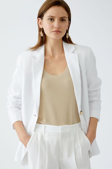 Oui Пиджак льняной