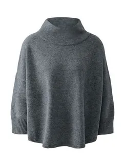 Oui Пуловер-пончо