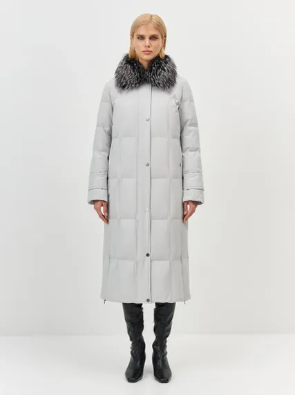 BULMER Пальто с мехом чернобурки