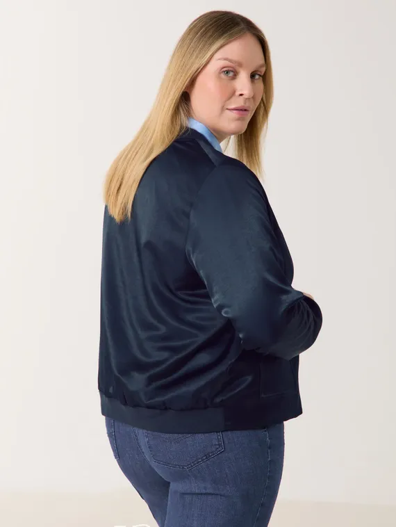 SAMOON Жакет атласный