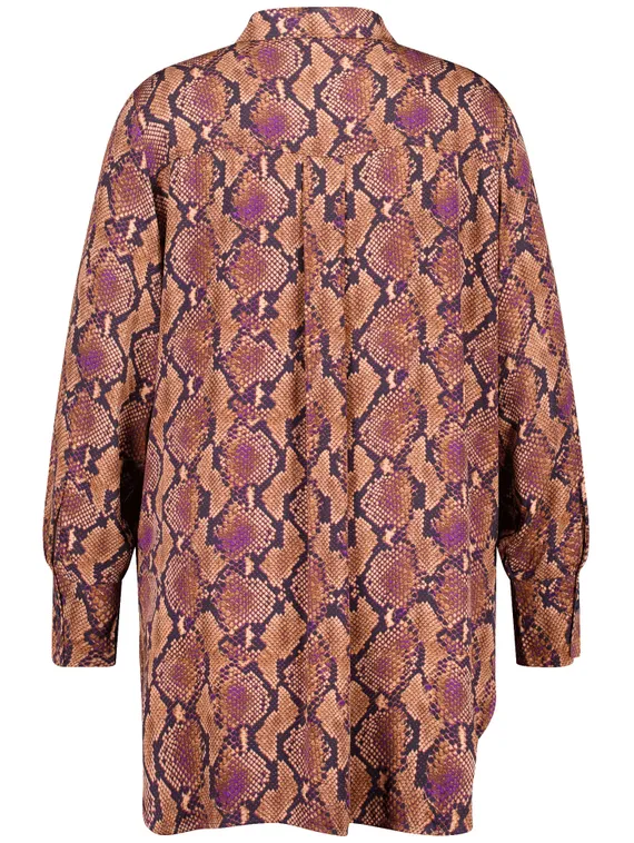 SAMOON Блуза длинная с принтом