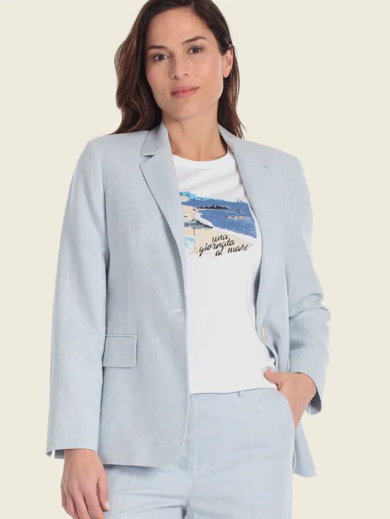 GERRY WEBER Жакет лен с хлопком