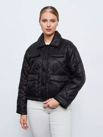 GERRY WEBER Куртка укороченная черная