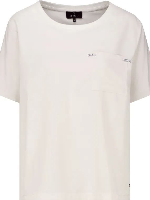 MONARI Вискозная блузка со стразами