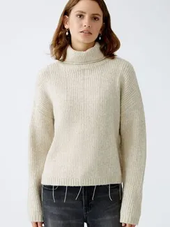 Oui Пуловер с блестящими лентами