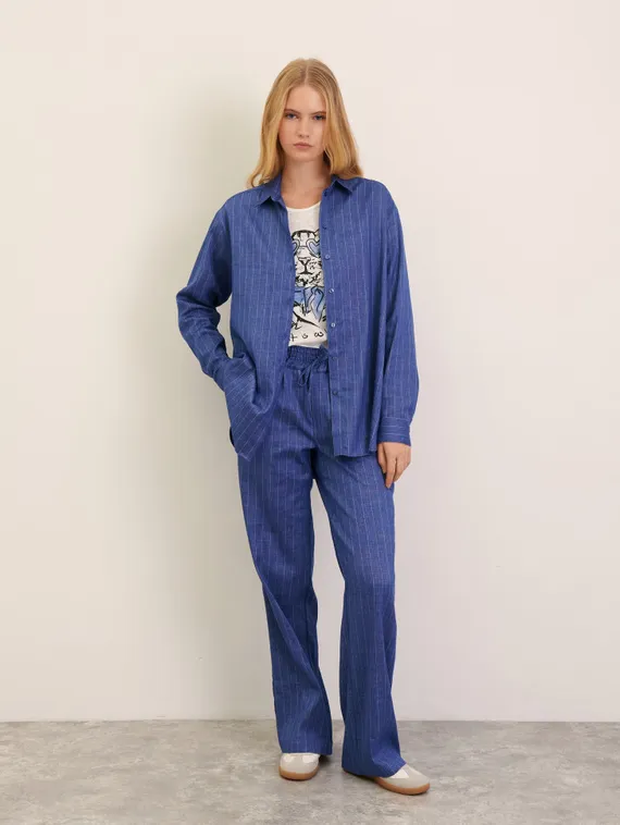 Elisa.and.me Рубашка с добавлением льна