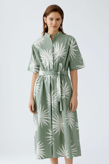 Oui Платье из хлопкового поплина