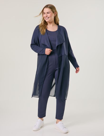 SAMOON Кардиган комбинированный