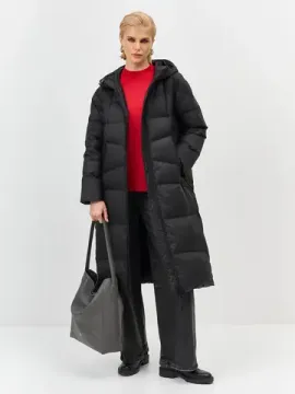 BULMER Длинный пуховик с капюшоном