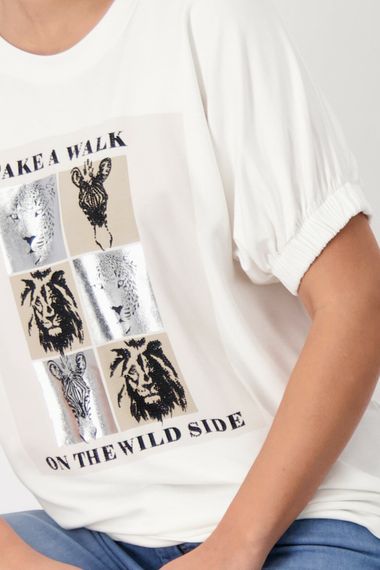 MONARI Футболка с принтом сафари