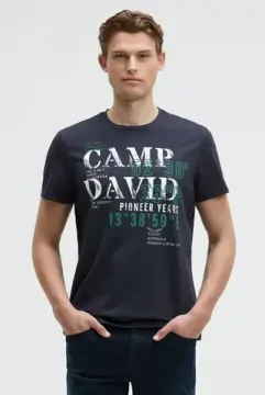 CAMP DAVID Футболка с объемным принтом