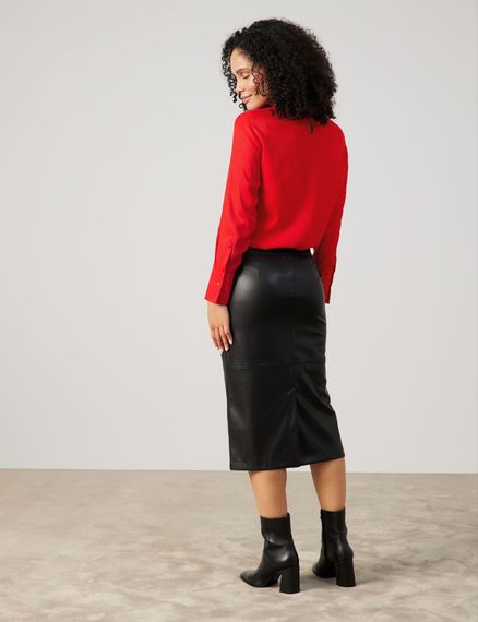GERRY WEBER Юбка-карандаш из искусственной кожи