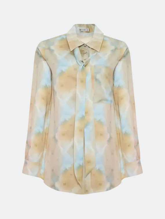 BULMER Блузка из вискозы с шарфом