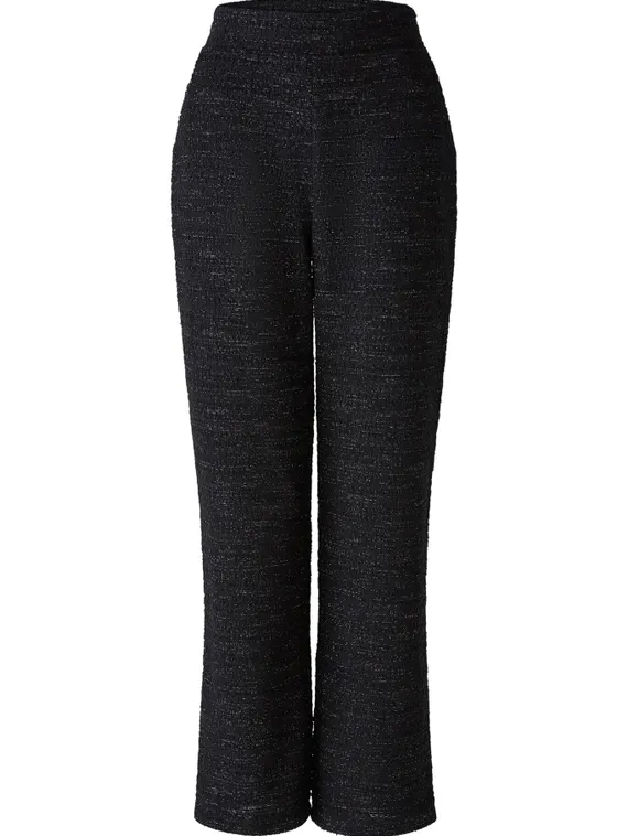 Oui Брюки с блестящей пряжей