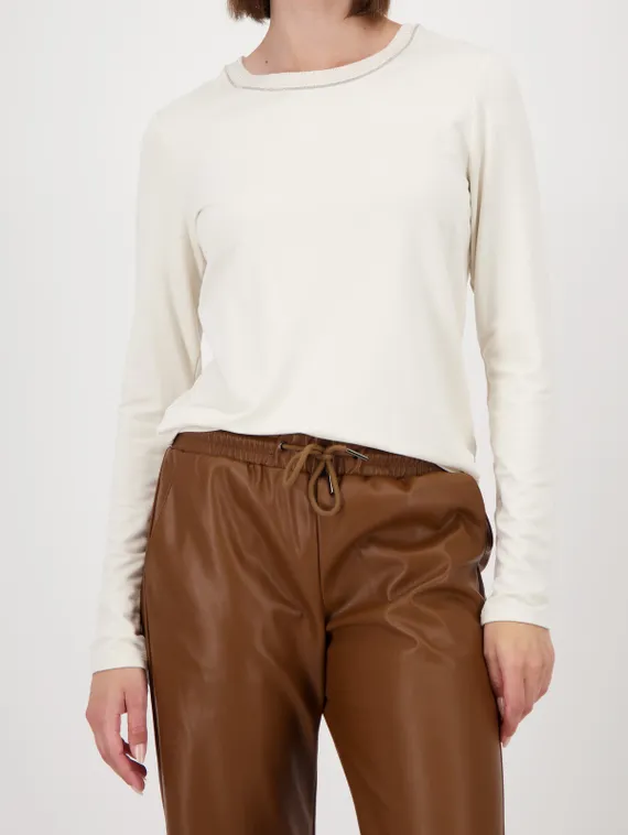 MONARI Лонгслив с вязаным воротником