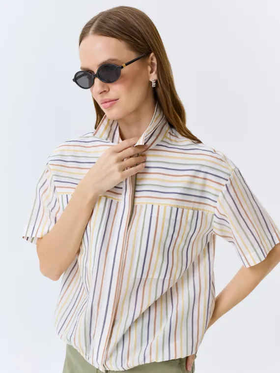 BULMER Легкая блузка в полоску
