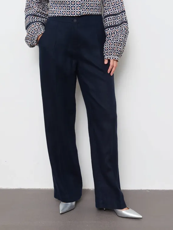 GERRY WEBER Брюки льняные палаццо