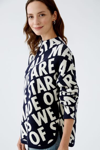 Oui Пуловер из смеси вискозы